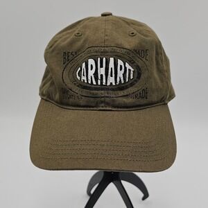 Carhartt EST 1889 Olive Green Cotton Baseball Cap One Size Fits All